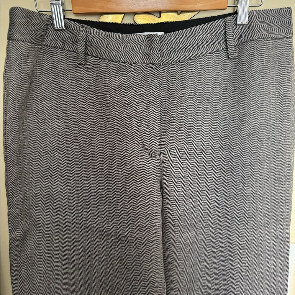 Like New Isaac Mizrahi for Target Lined Herringbone Trousers